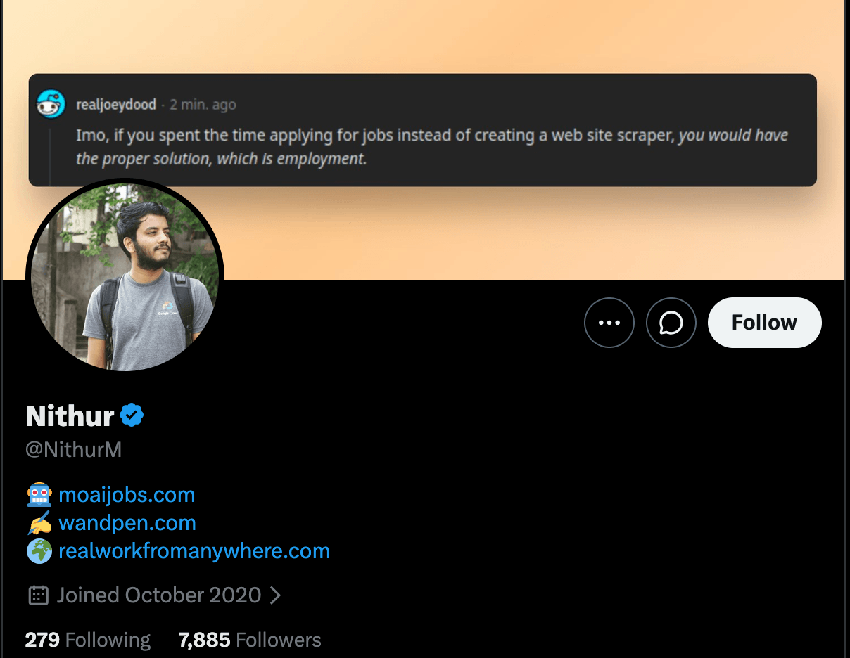 @nithurM's profile